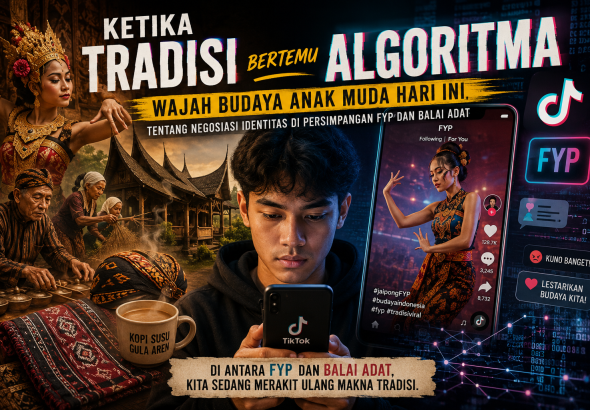 Ketika tradisi masuk ke FYP, budaya tidak sekadar viral; budaya sedang dinegosiasikan ulang oleh generasi digital.