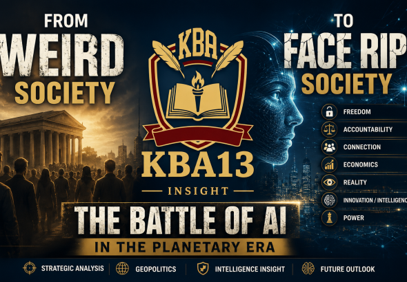 From WEIRD Society to FACE RIP Society: The Battle of AI in the Planetary Era
