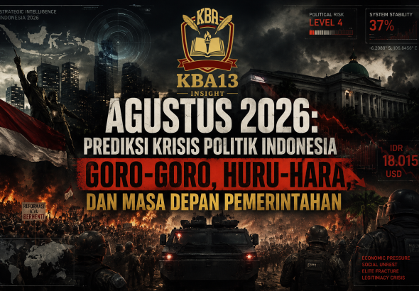 Indonesia 2026 berada di persimpangan antara tekanan politik, ekonomi, legitimasi, dan masa depan pemerintahan.
