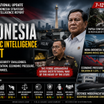 Indonesia Strategic Intelligence Report July 2026 covering political crisis, national security, defense modernization, economy, and geopolitics.
