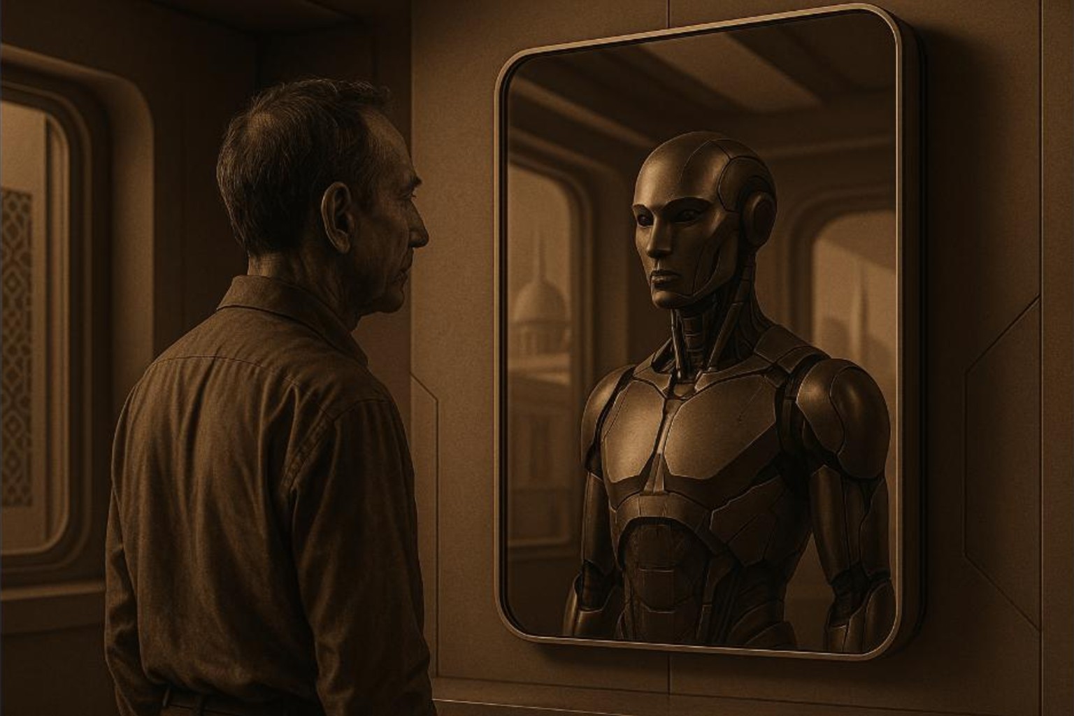 Humans in 2045: Between Slave, Creator, and the Shadow of AI
