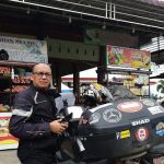 Motorcycle touring homecoming arrival in Banda Aceh