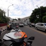 Arriving in Surabaya and reuniting with the motorcycle Nyak Ver