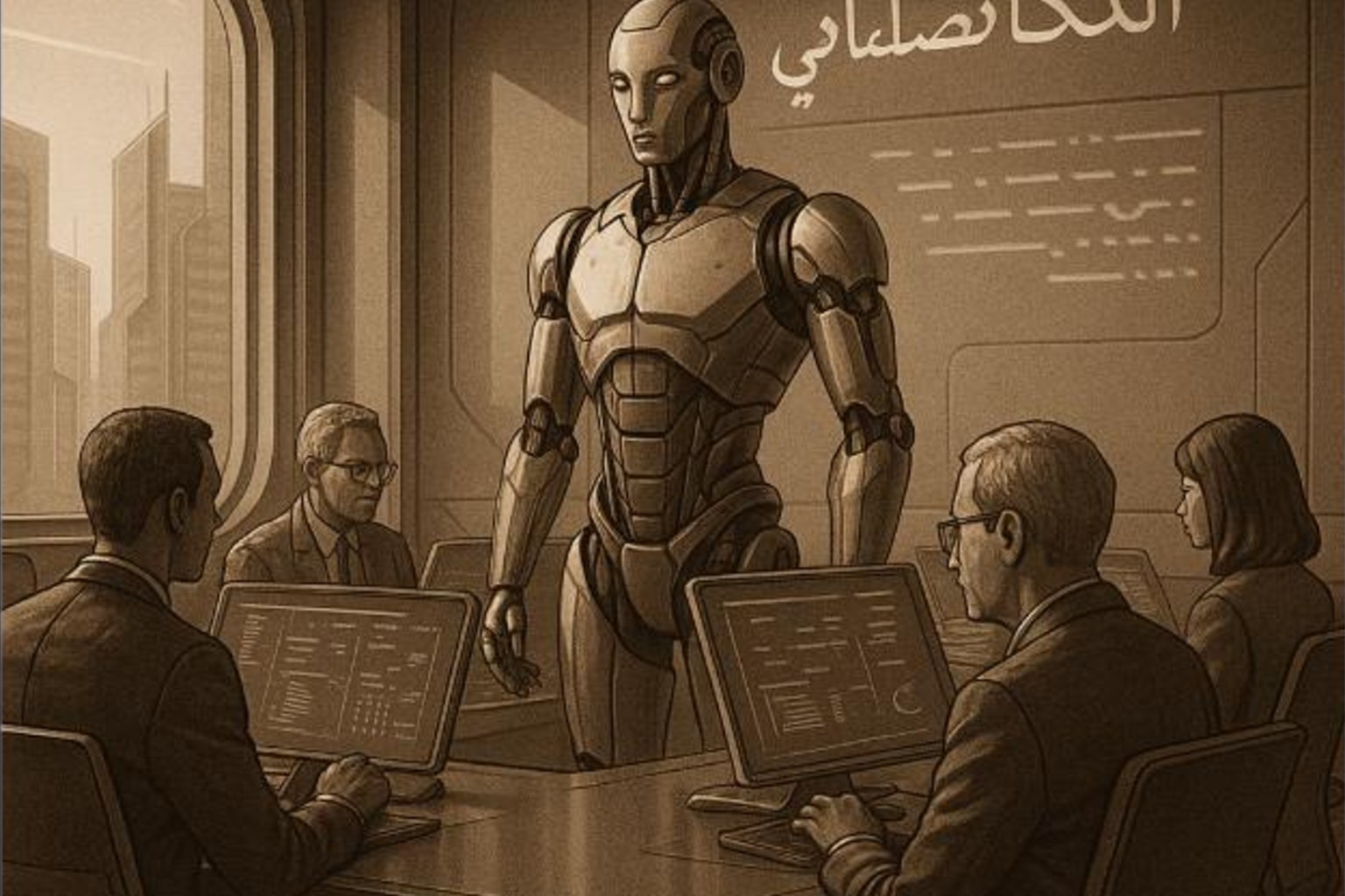 The World of Work in 2045: When Humans Become Workers for Humanoids