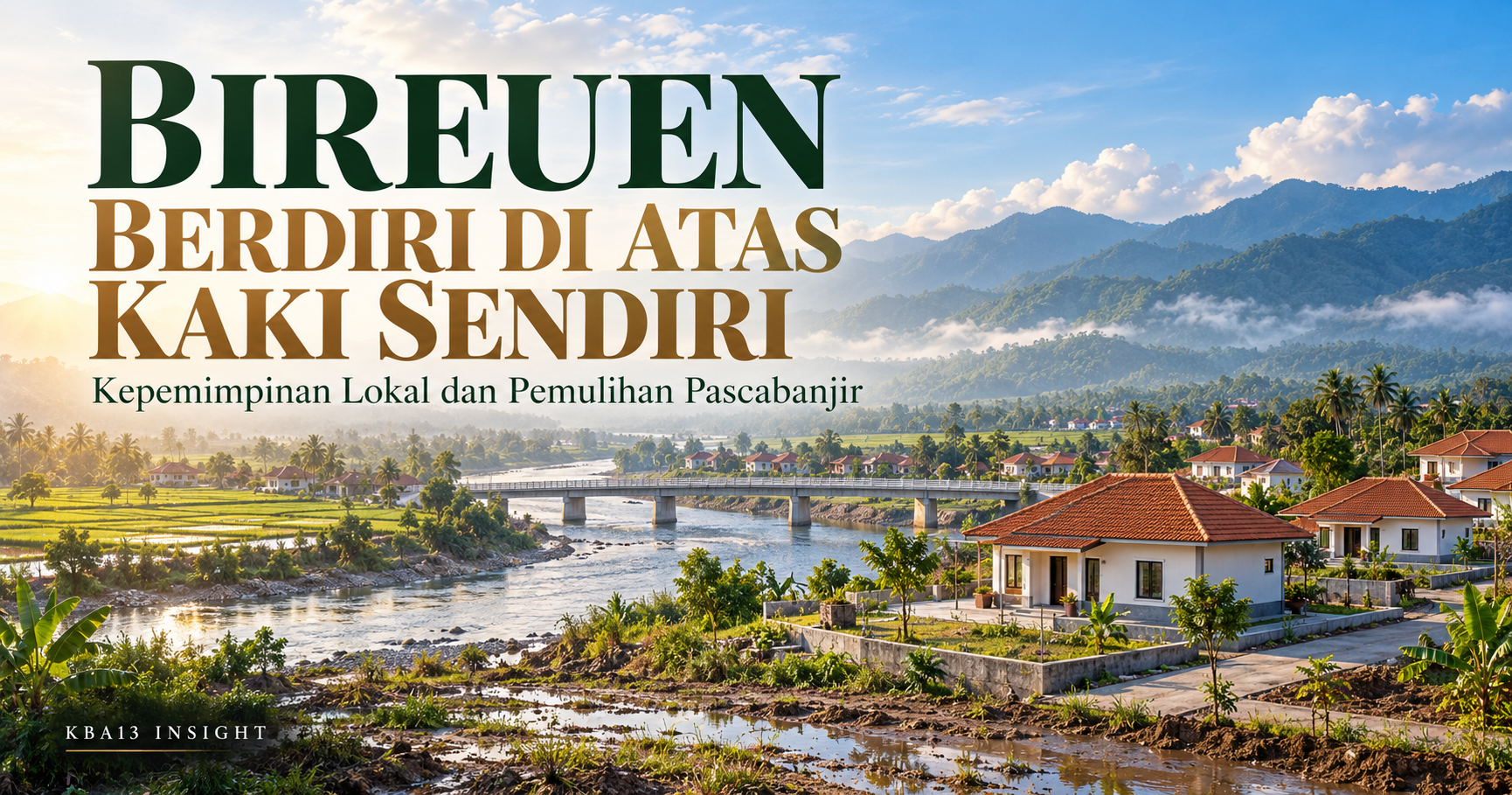 Bireuen Berdiri di Atas Kaki Sendiri: Kepemimpinan Lokal, Hunian Tetap, dan Krisis Kepercayaan Pascabanjir 2025