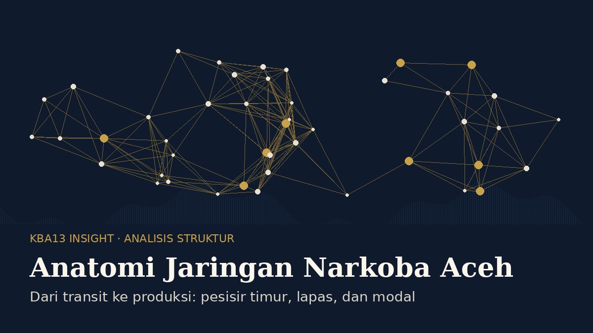 Dari Transit ke Pabrik: Anatomi Jaringan Narkoba Aceh di Pesisir Timur